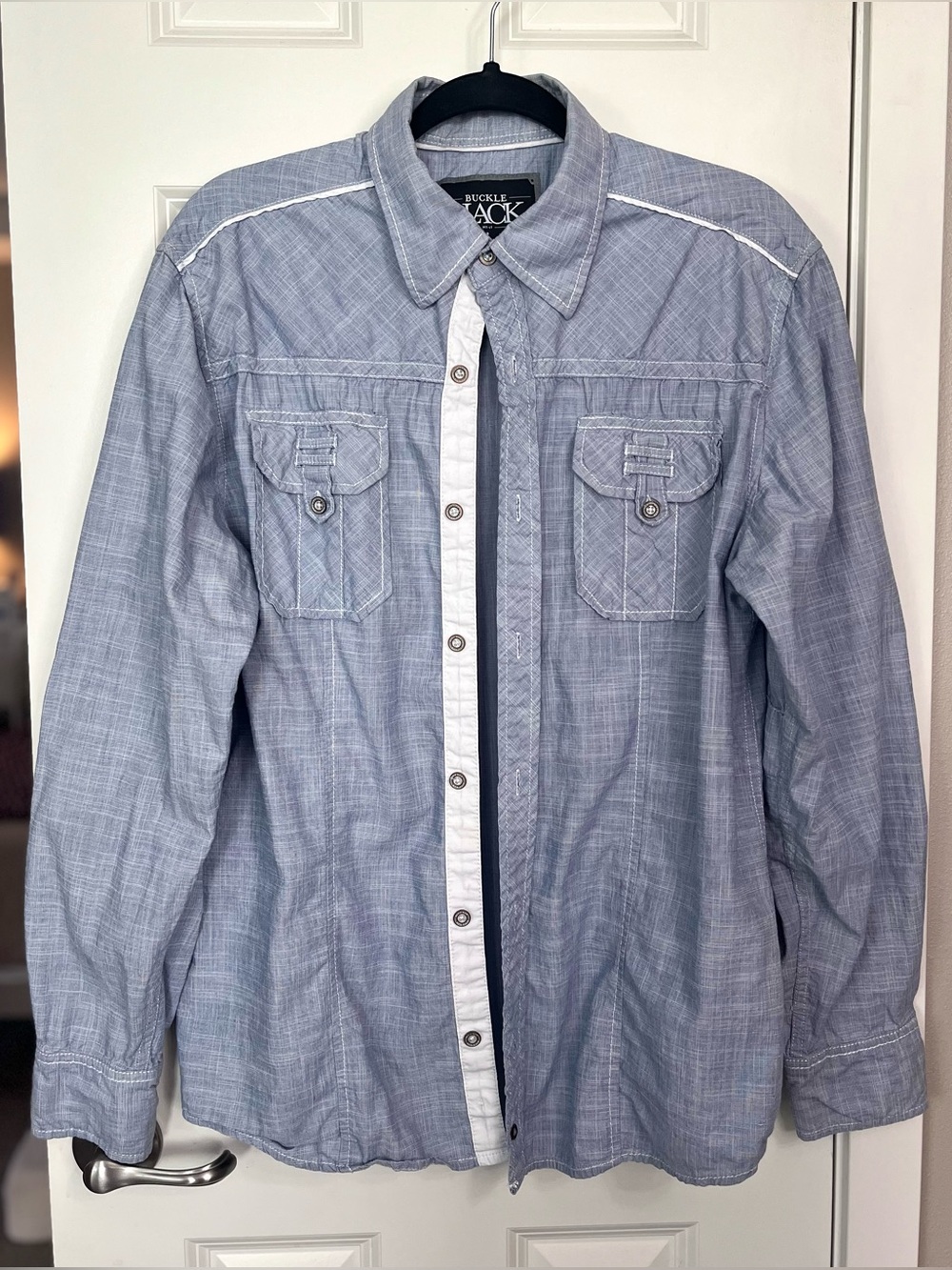 Buckle Black No. 48 Athletic Fit Long Sleeve Button Up